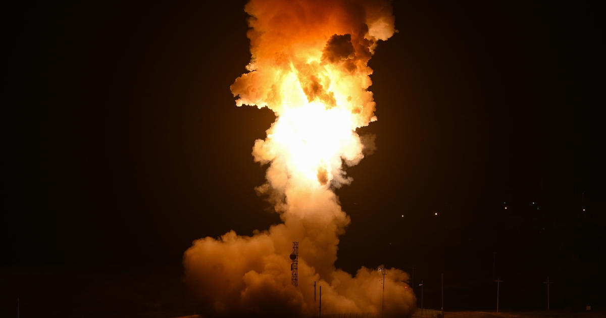 U.S. Air Force conducts test launch of unarmed Minuteman III ICBM from California