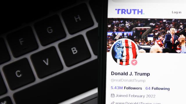 Donald Trump Truth Social Account Photo Illustrations 