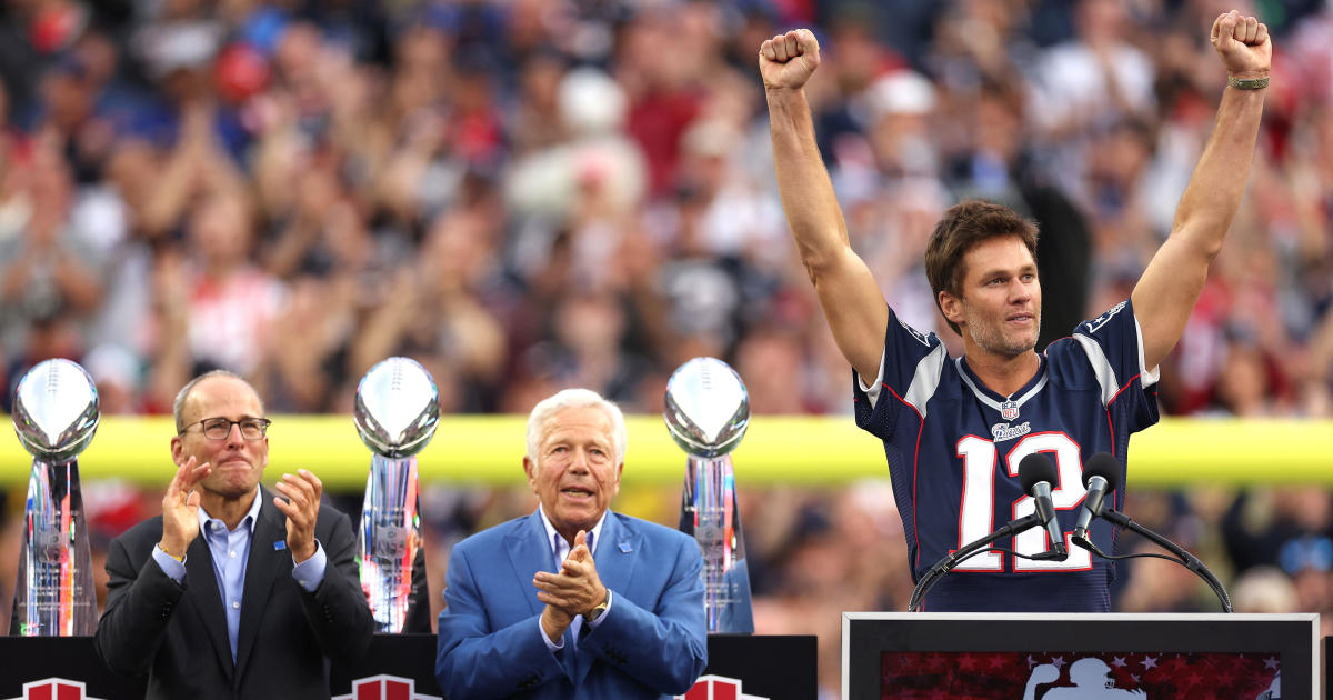 Patriots announce that Tom Brady will go into team Hall of Fame on June 12,  2024 - CBS Boston