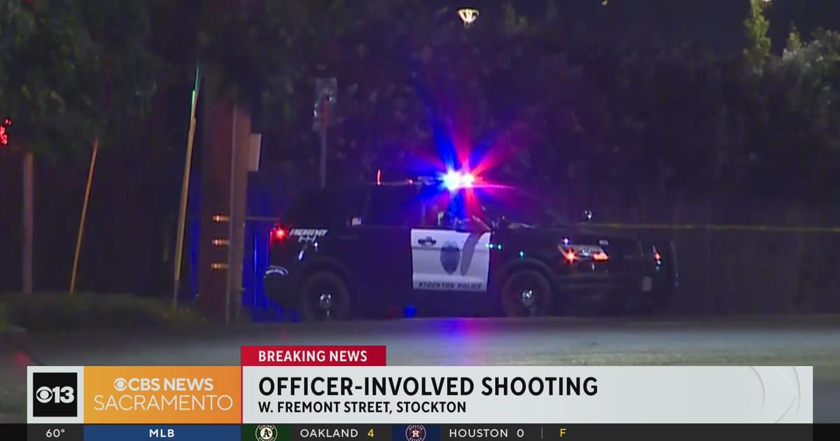 Officer Involved Shooting Closes Streets In Stockton Overnight Cbs