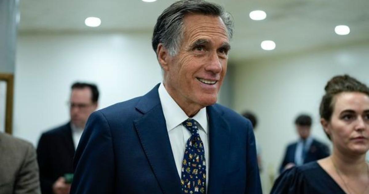 Sen. Mitt Romney says he won't seek reelection in 2024 CBS News