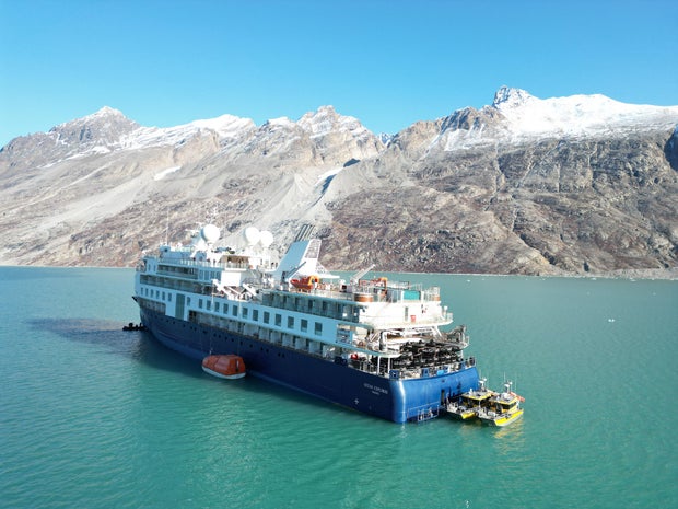Cruise ship that touts its