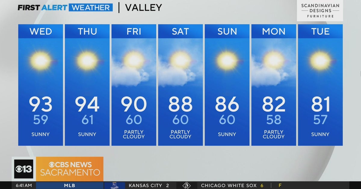 Wednesday morning weather forecast - 9/13/23