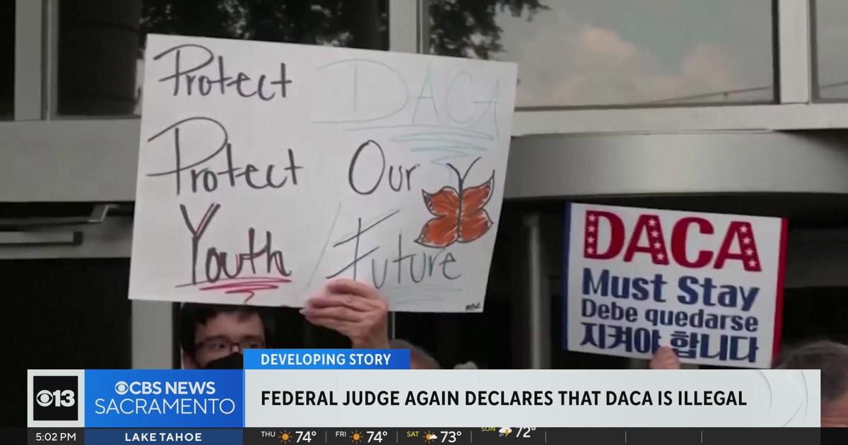 Federal Judge Again Declares Daca Immigration Program Unlawful But Allows It To Continue Cbs