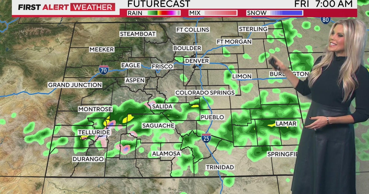 More Rain And Cooler Temperatures On Friday - CBS Colorado