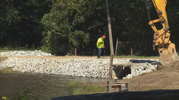 Barrett Park Pond Dam 