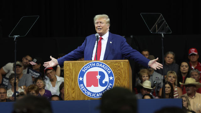 Donald Trump Attends Monumental Leaders Rally In South Dakota 