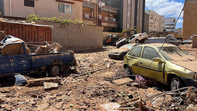 Aftermath of flood in Libya 