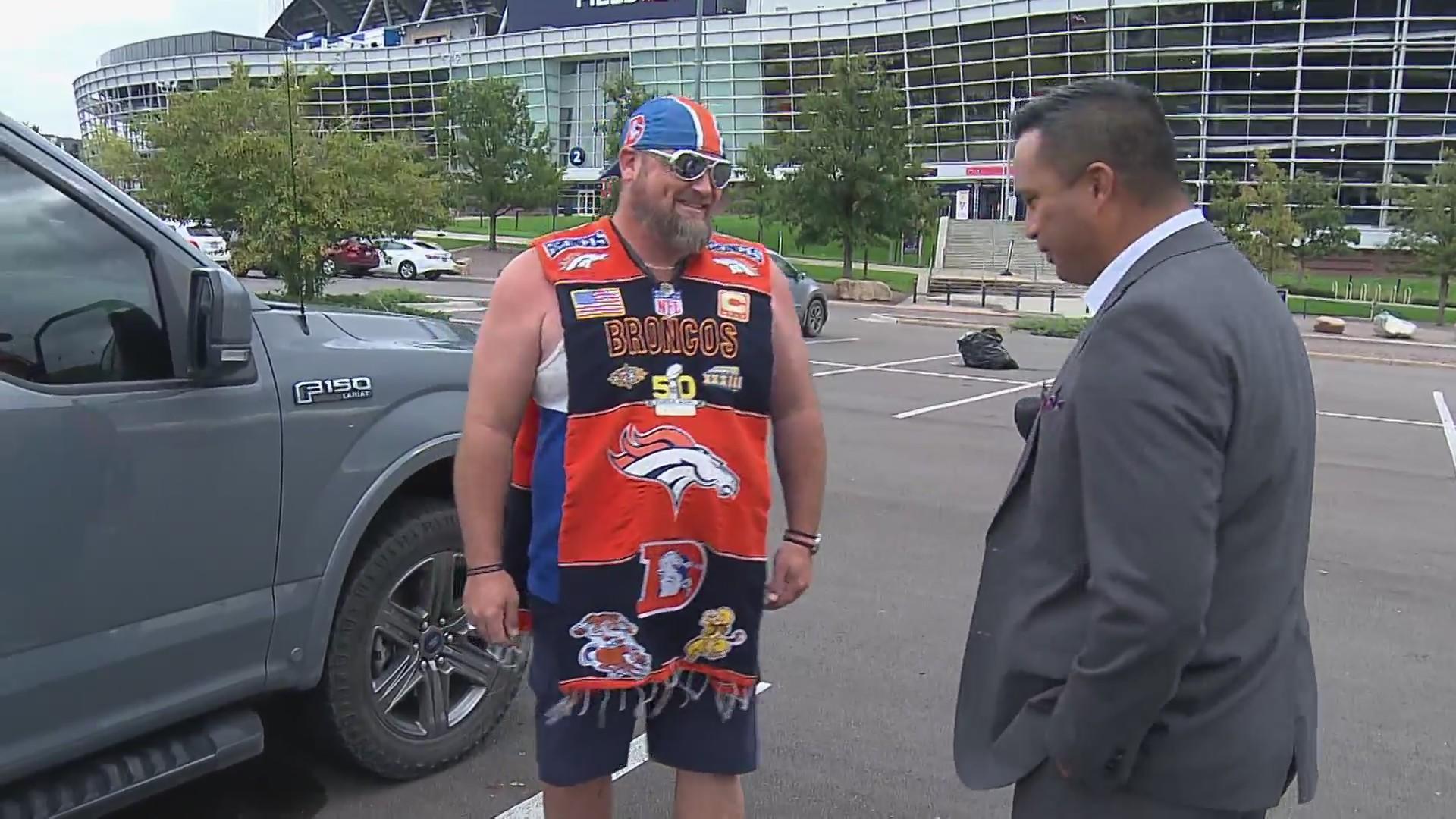 Sports apparel store near Empower Field at Mile High ready for new Broncos  season but curious about future - CBS Colorado