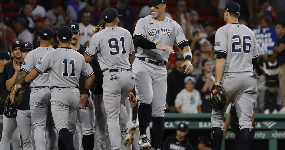Aaron Judge hits grand slam to help Yankees beat Red Sox for doubleheader  split - CBS New York