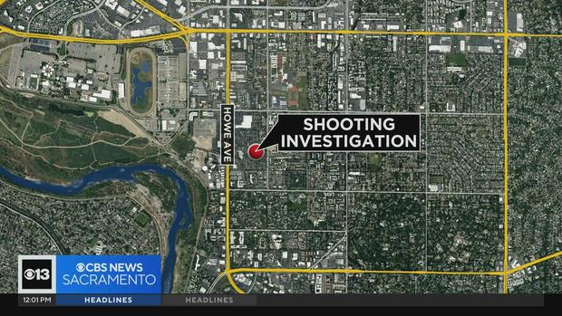 Map of shooting investigation 