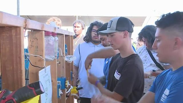young people learning more about trades 