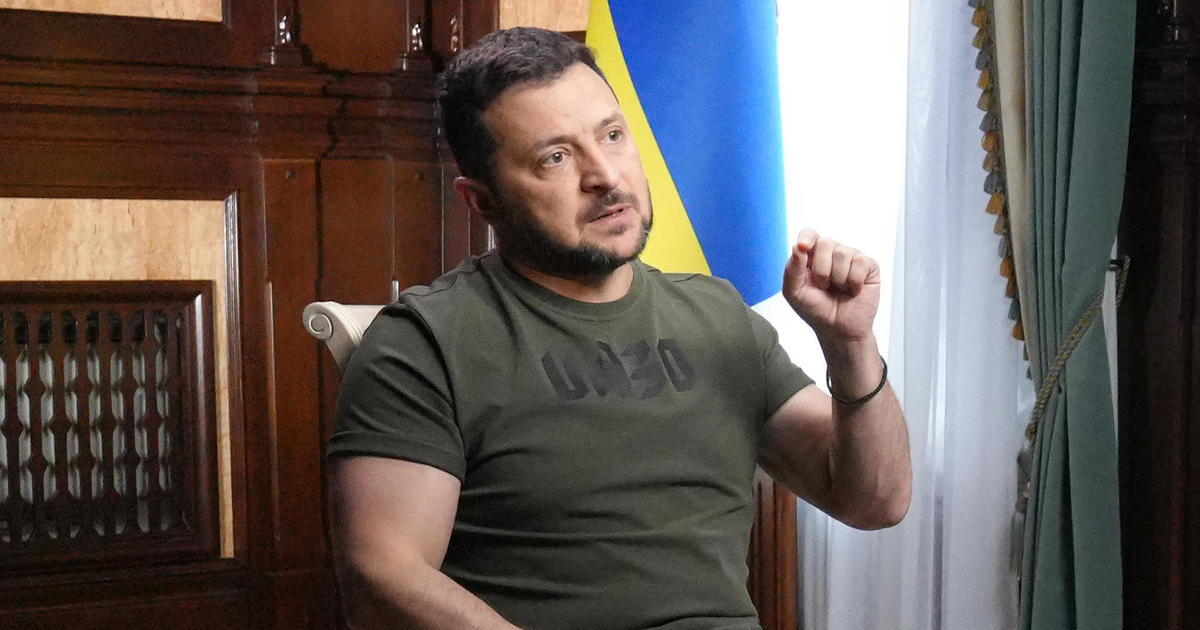 Украинският президент Володимир Зеленски каза на кореспондента на 60 Minutes