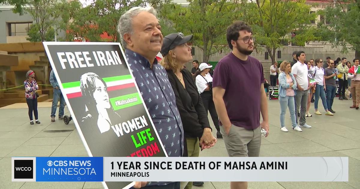 Rally Marks 1 Year Since Death Og Mahsa Amini In Iran - CBS Minnesota