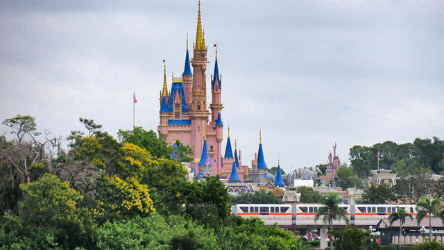 Cinderella Castle is seen at the Magic Kingdom at Disney World in Lake Buena Vista, Florida, June 3, 2023. 