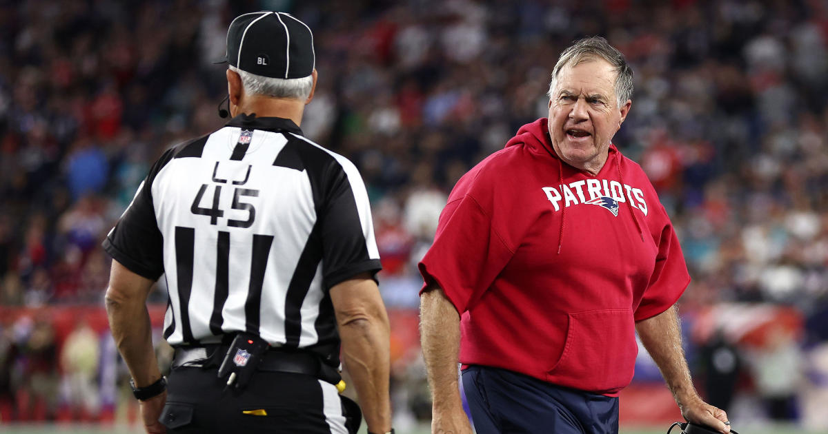 Internet Had Field Day With Bill Belichick's Challenge Flag Spike