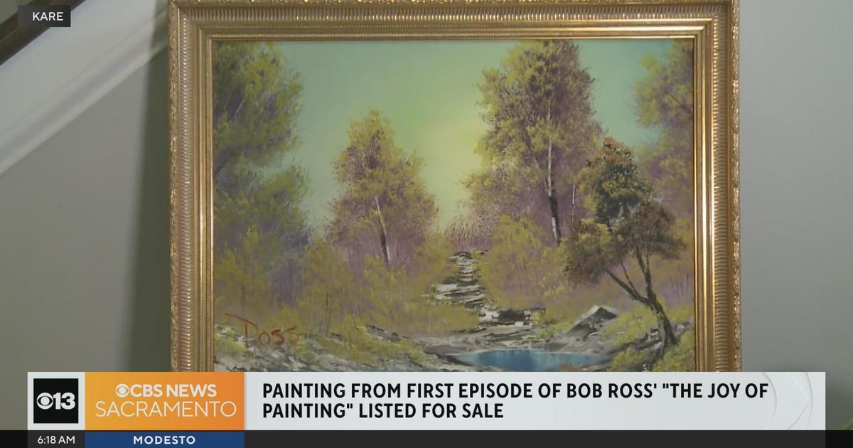 Bob Ross' first painting from PBS show is going on sale for $10 million