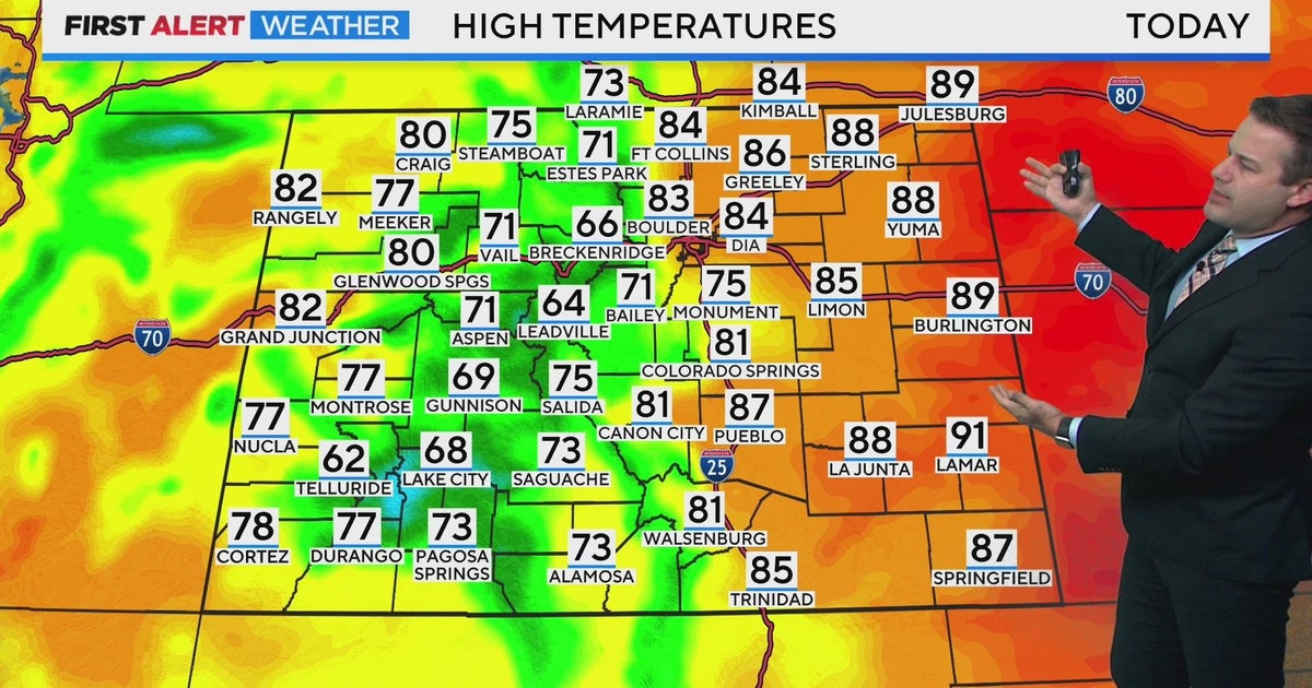 Warm days and cool nights for the final week of summer - CBS Colorado