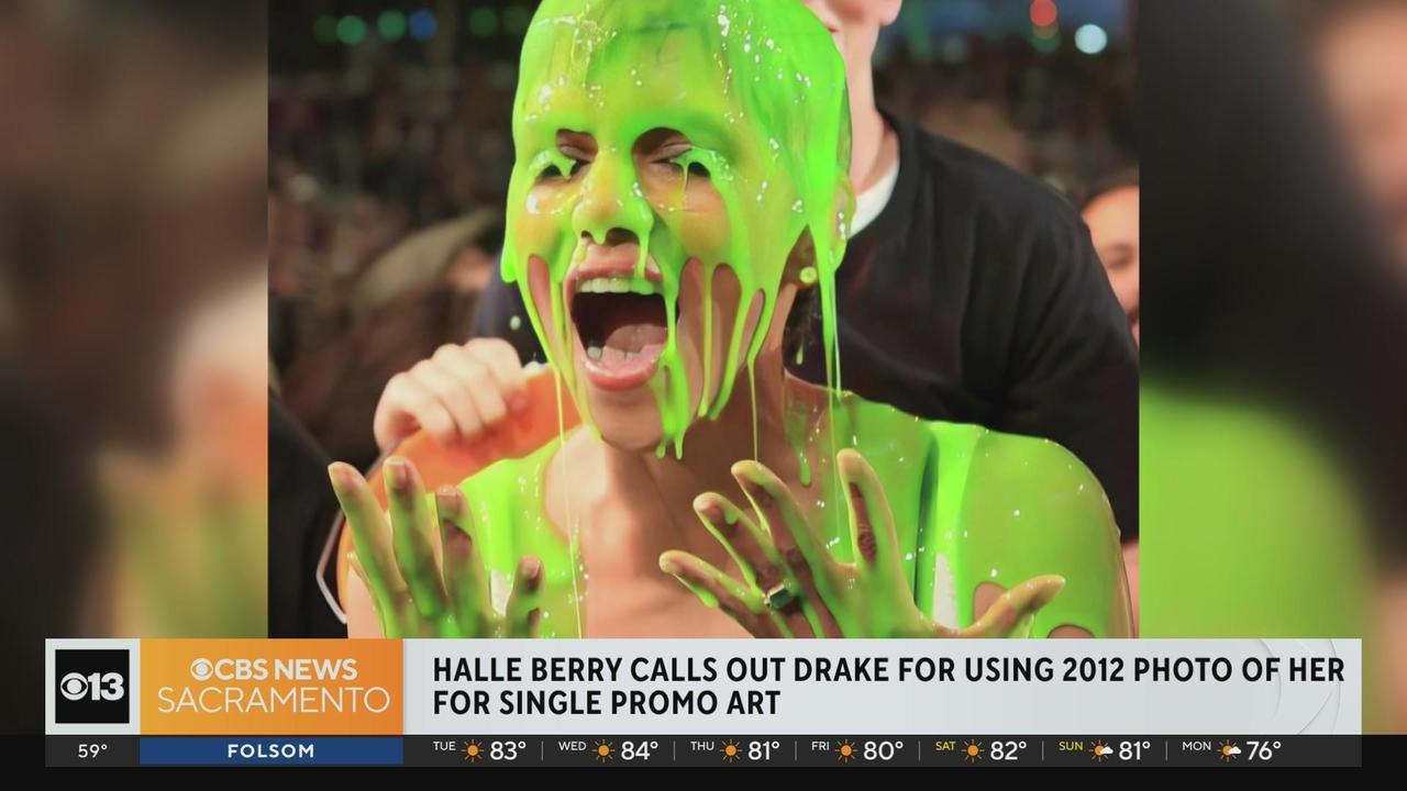 Drake Seemingly Used Halle Berry Slime Picture Without Her Permission