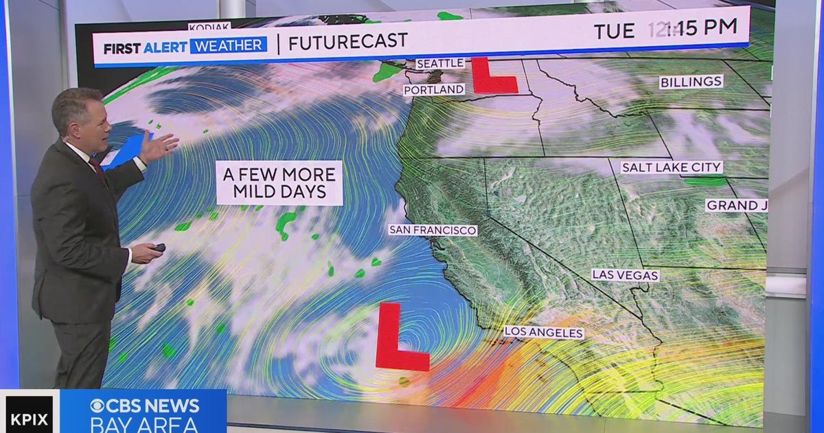 Monday night First Alert weather forecast with Paul Heggen CBS San