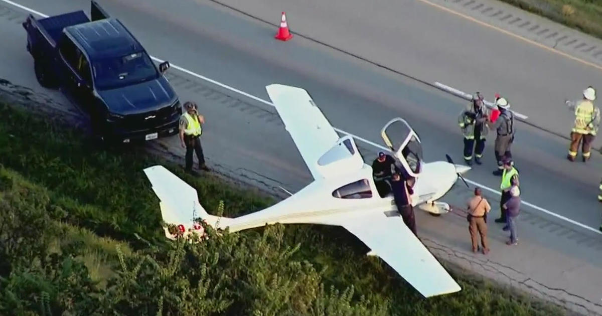 Plane runs out of fuel makes emergency landing on I 80