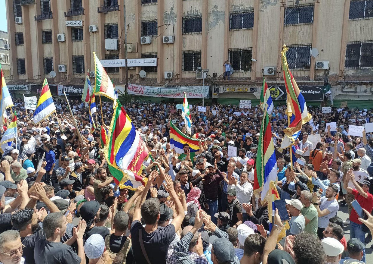 Assad regime protested in seven provinces of Syria 