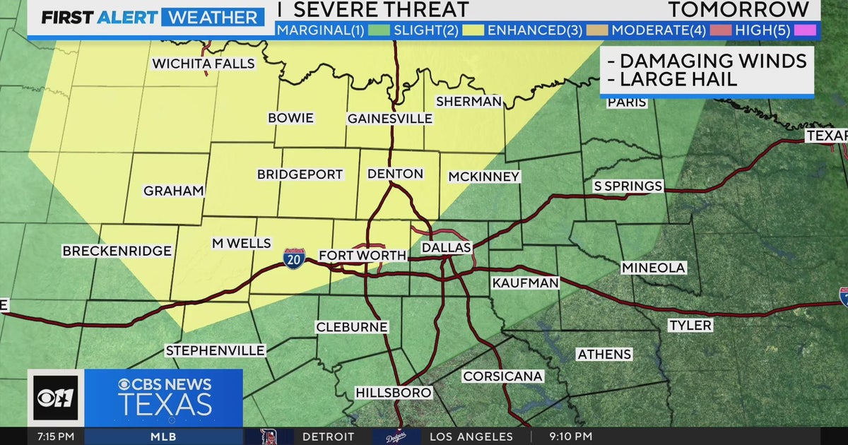 Warm weather continues with storms late Tuesday through Wednesday - CBS ...