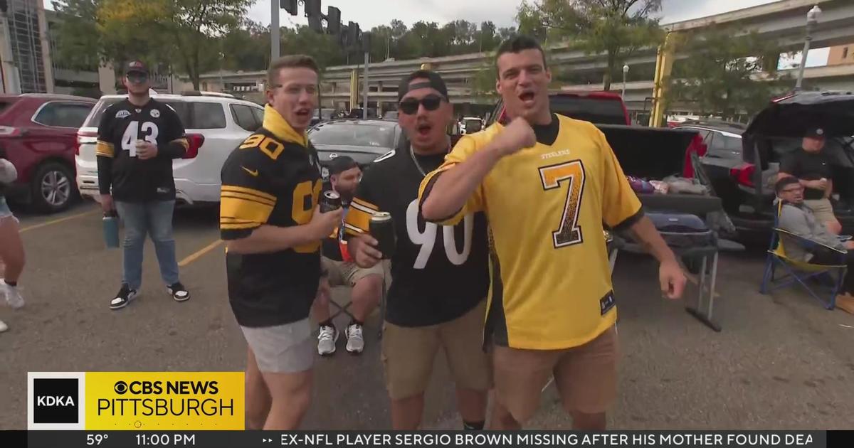 Steelers fans pumped for 'Monday Night Football' game against