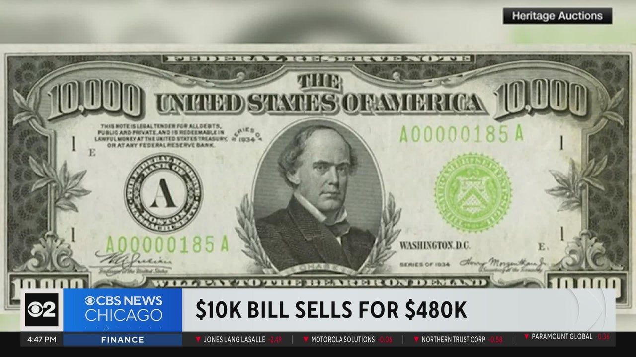 New 10000 Dollar Bill
