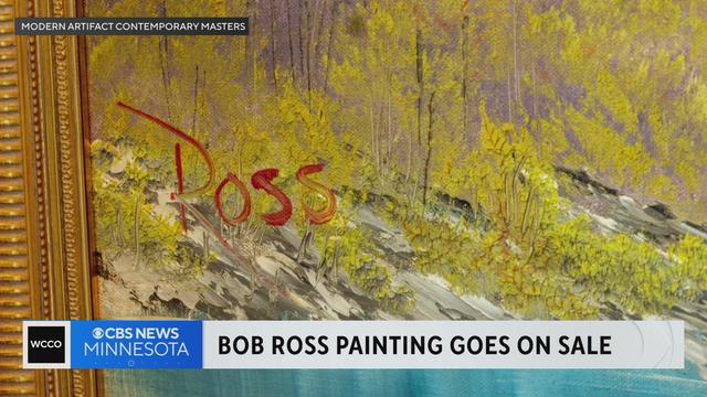 Twin Cities art gallery selling the rookie card of Bob Ross paintings for  $10 million - CBS Minnesota