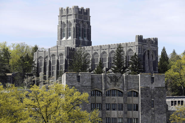 A view of the United States Military Academy at West Point, New York, on May 2, 2019. 