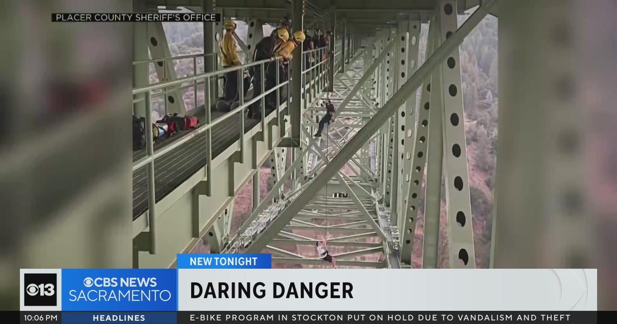 19-year-old rescued after becoming stuck under of Foresthill Bridge