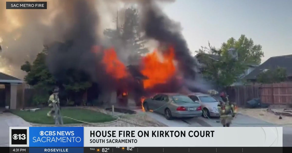 Crews put out house fire in south Sacramento