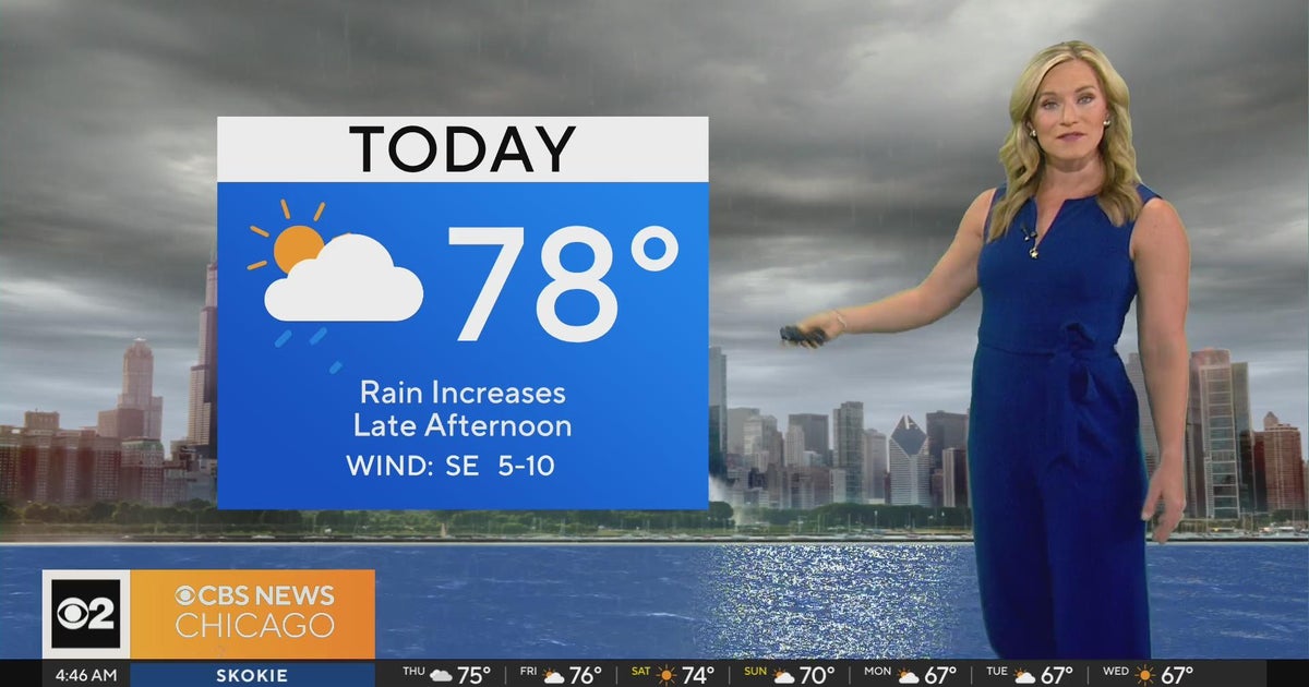 Chicago First Alert Weather: Afternoon, evening rain chances - CBS Chicago