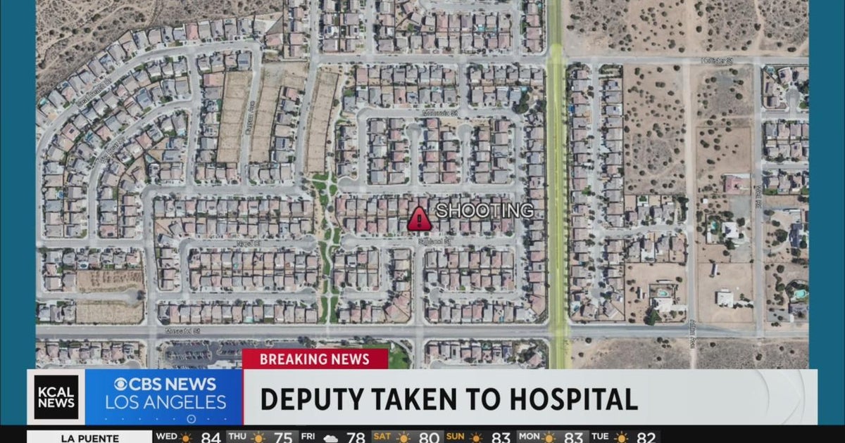 Deputy taken to hospital in Hesperia CBS Los Angeles