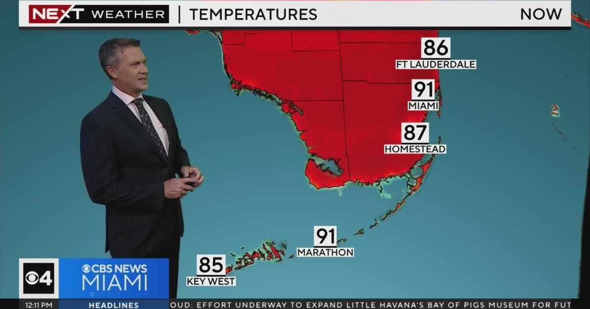 Miami Weather forecast for 9/21/2023 12PM CBS Miami