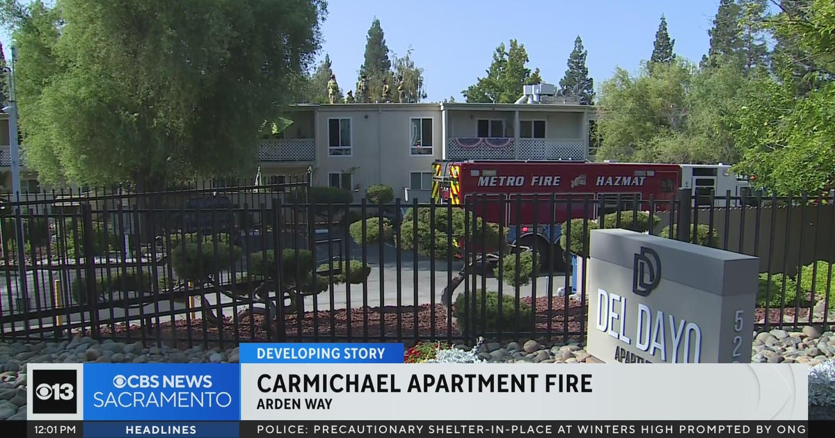 1 person suffers smoke inhalation in Carmichael apartment fire