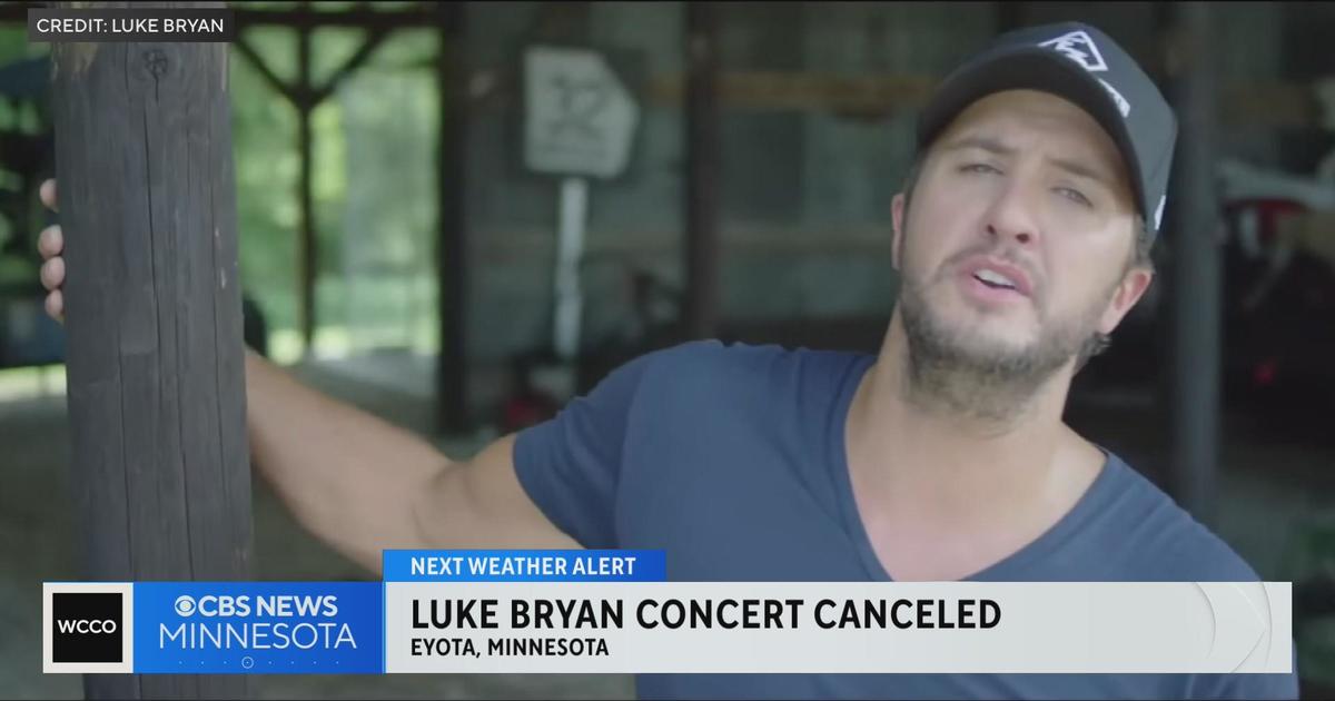 Luke Bryan concert in Eyota canceled CBS Minnesota