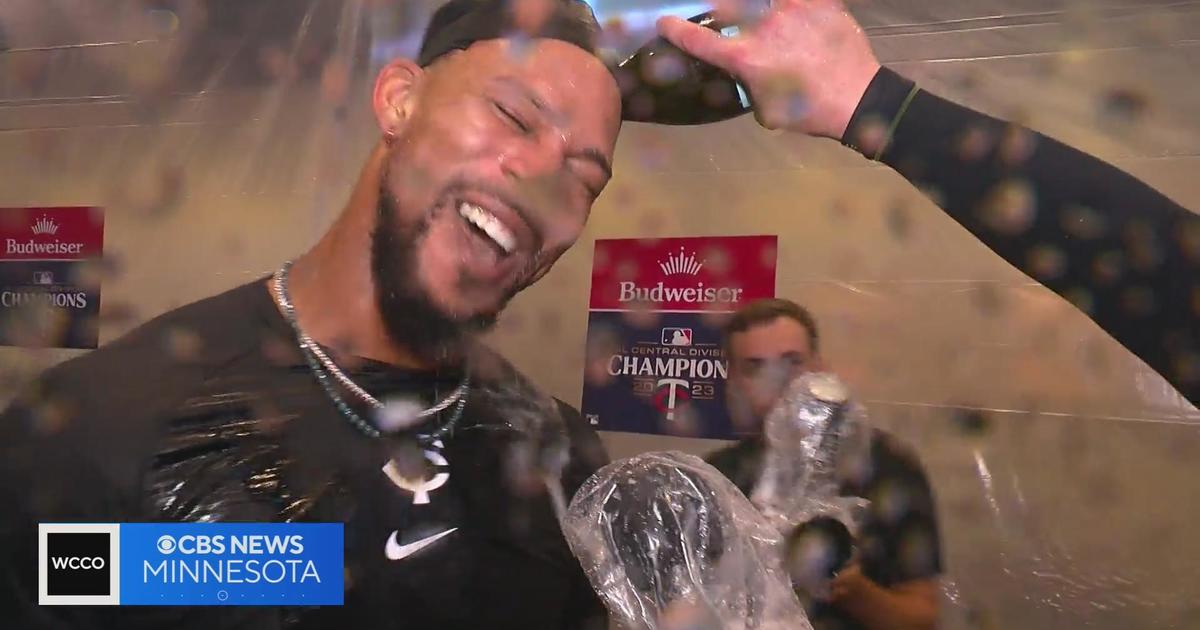Twins celebrate in style after AL Central Division clinch