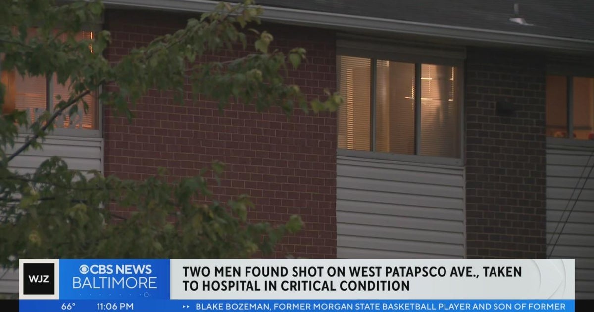 Two people critically injured from shooting in South Baltimore - CBS ...