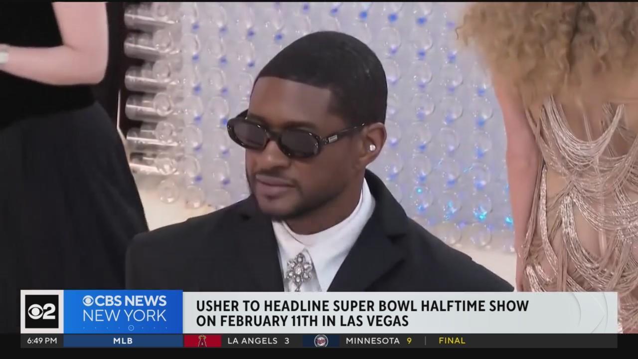 Usher to headline Super Bowl halftime show on February 11th in Las Vegas -  CBS New York