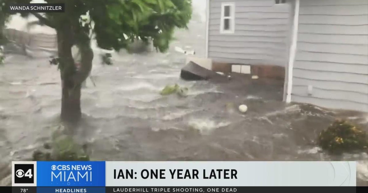 Florida woman reflects on Hurricane Ian - CBS Miami