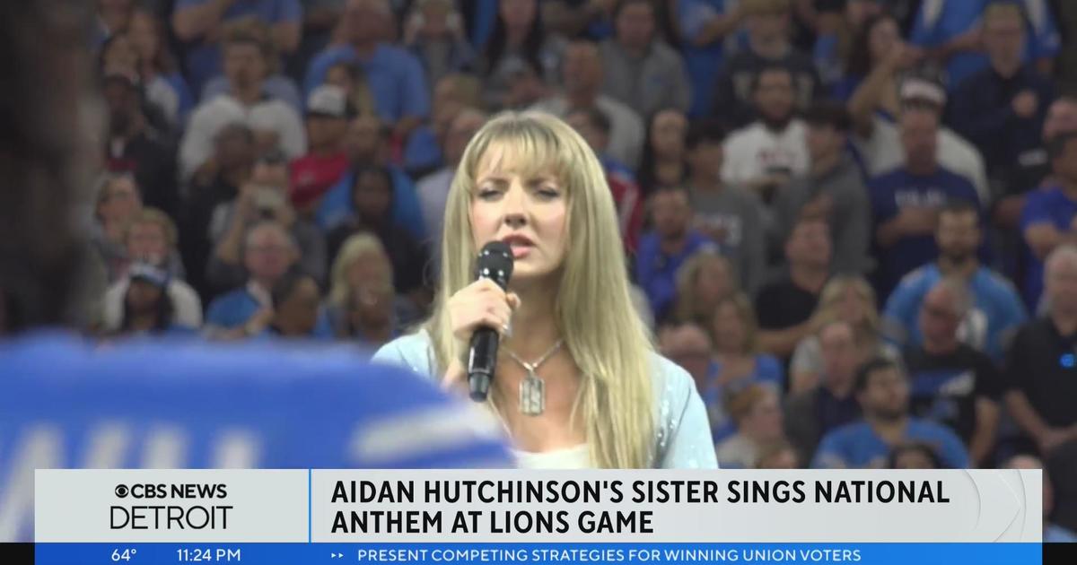 Who Is Singing the National Anthem at the Lions vs. Packers Game Tonight?