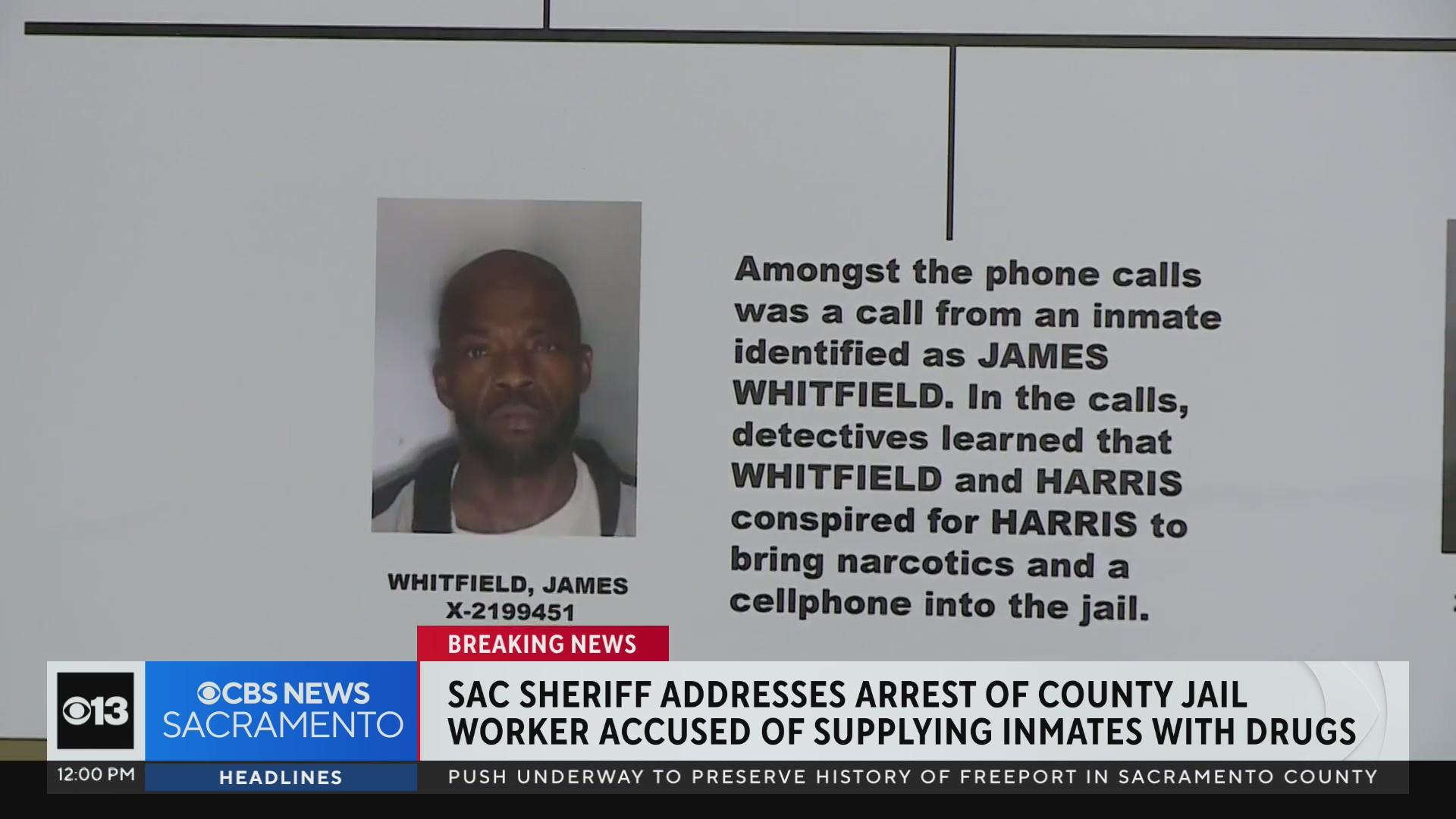 Sacramento Sheriff addresses arrest of county jail worker accused of  supplying inmates with drugs