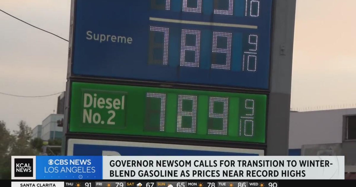 Gas prices skyrocket yet again in California - CBS Los Angeles