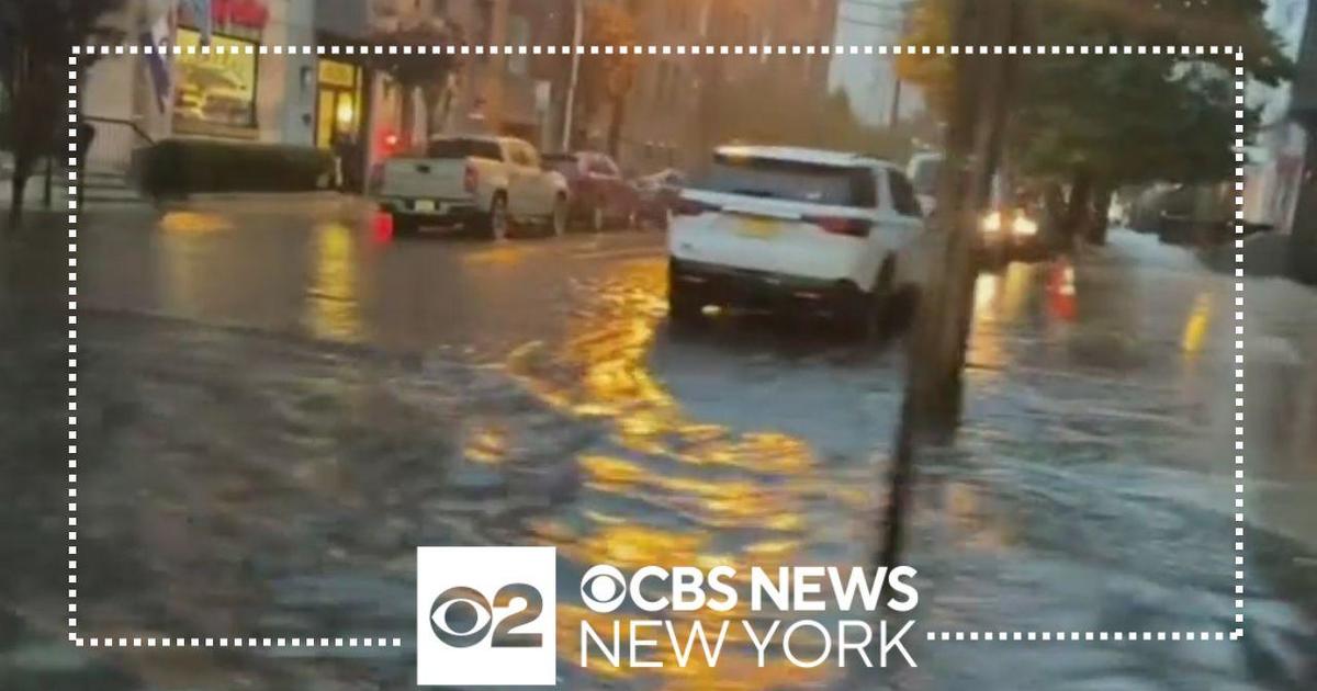 Hoboken mayor says heavy rainfall at high tide caused flooding - CBS ...