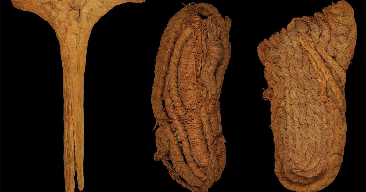 Scientists say 6,200-year-old shoes found in cave challenge "simplistic assumptions" about early humans