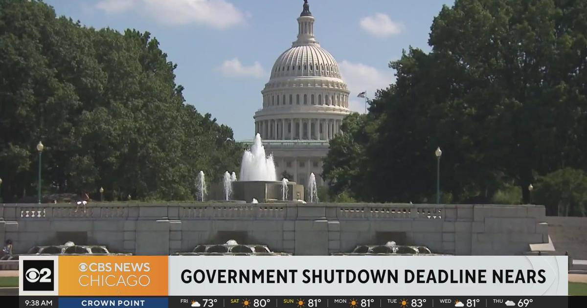 Government shutdown deadlines nears CBS Chicago