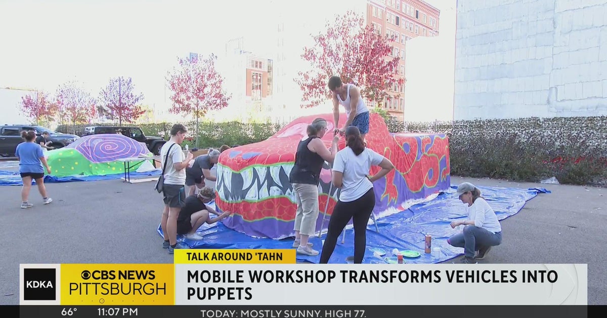 Mobile workshop transforms vehicles into puppets - CBS Pittsburgh