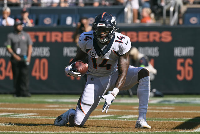 Safety Delarrin Turner-Yell of the Denver Broncos looks on after a News  Photo - Getty Images